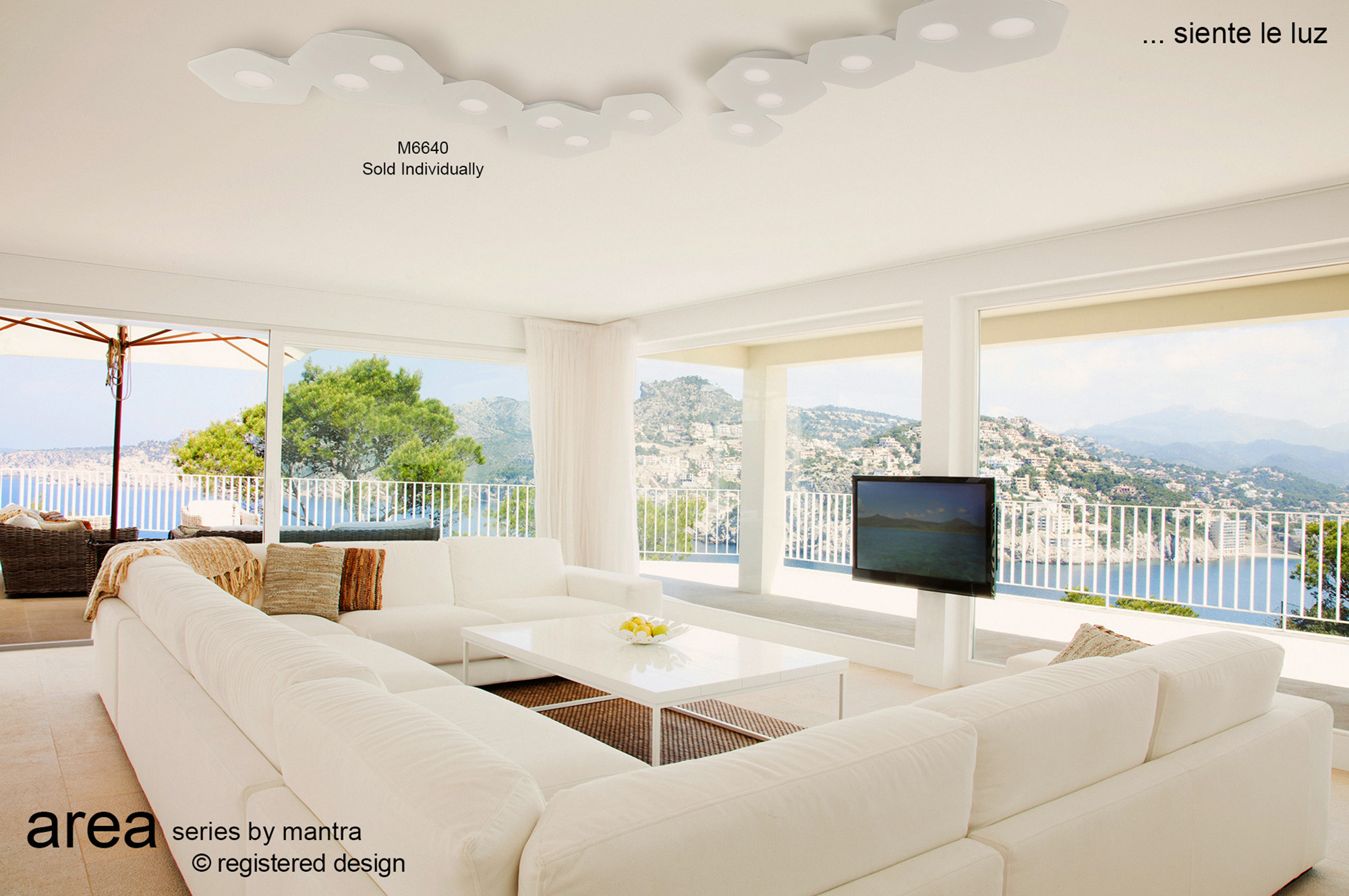 Area Ceiling Lights Mantra Flush Fittings